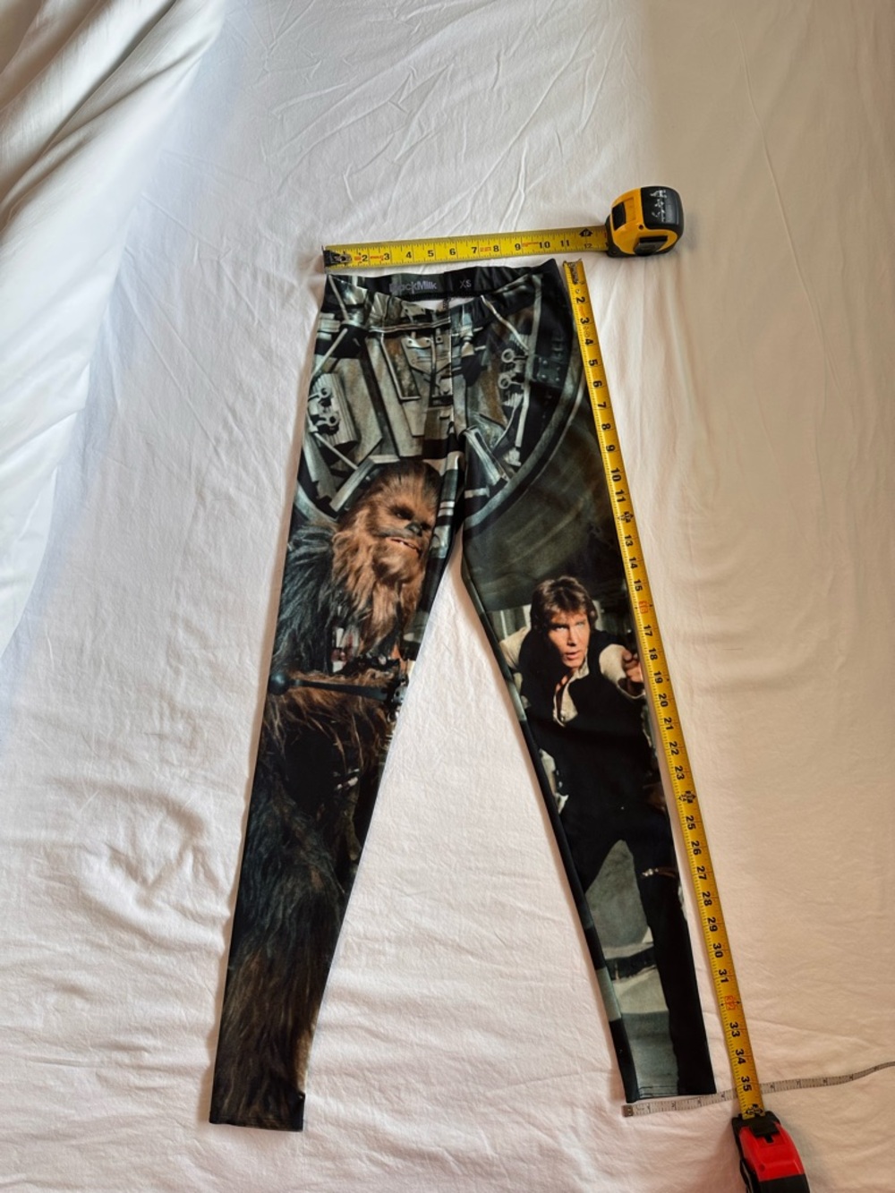 BlackMilk Green Camo Star Wars Leggings XS